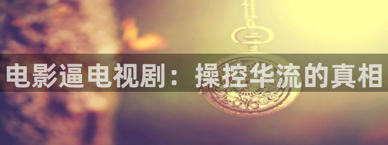 海口保利剧院：电影逼电视剧：操控华流的真相